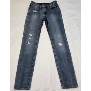 Rock & Republic WOMEN 6 M Berlin‎ Skinny Jeans Distressed Stretch Mid Rise 26x30